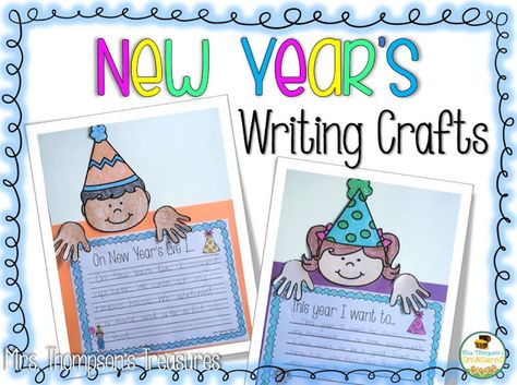 Top educators bringing you the best resources for your classroom every day and always free! Senior Kindergarten, New Year Writing, First Grade Freebies, Free Writing Prompts, Cute Writing, Winter Writing, 2nd Grade Writing, Teacher Freebies, 1st Grade Writing