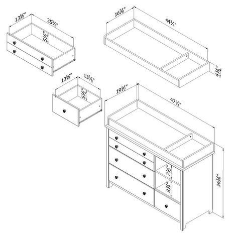 South Shore Little Smileys Changing Table Dresser & Reviews | Wayfair Change Table With Drawers, Changing Table Dimensions, Kezzi Baby Change Table, Ikea Gulliver Changing Table, Poetable Changing Table, Grey Change Table, Changing Dresser, Diaper Changing Table, Changing Table Topper