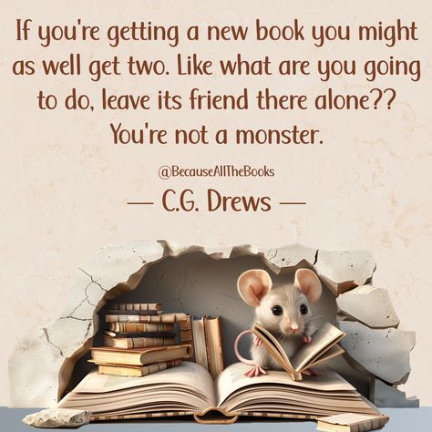 Exactly, you're not a monster! Librarian Humor, Dream Library, Childhood Books, Book Jokes, Quotes For Book Lovers, Reading Quotes, Book Dragon, Book Memes, Book Humor