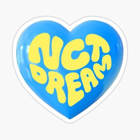 Nct Dream Sticker, Nct Stickers, Nct Sticker, Nct Logo, Kpop Sticker, Future Logo, Stickers Kpop, Calming Pictures, Dream Logo