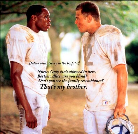 Remember the Titans - That's my brother, can't you see the resemblance? Timothy Green, Remember The Titans, Movies Worth Watching, The Titans, Movie Lines, Tv Quotes, Book Tv, To Infinity And Beyond, About Time Movie