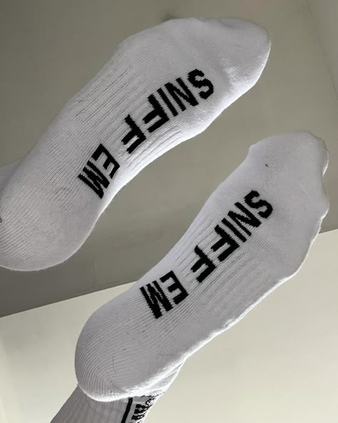 ‼️NEW SOCK ALERT‼️ SNIFF EM SOCKS NOW AVAILABLE IN OUR ONLINE STORE ❤️🤍 #socks #sniff #alpha #scally #chav #proll #kiffeur #sneakerheads #sneax Men In Socks, Boys Socks, Vision Board Photos, Socks Shoes, Photo Insta, Black Aesthetic Wallpaper, Black Aesthetic, Sneaker Head, What I Want