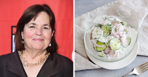 I Made the Creamy Ina Garten Cucumber Salad and It's a Summer Staple Recipes From The 1950s, Ina Garten Recipe, Creamy Dill Dressing, Barefoot Contessa Recipes, Dill Dressing, Creamy Asparagus, Make Ahead Salads, Creamy Cucumber Salad, Ina Garten Recipes