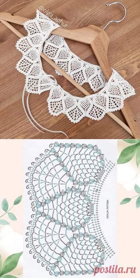 Crochet Lace Collar Pattern, Crochet Collars, Col Crochet, Crochet Collar Pattern, Crochet Lace Collar, Crochet Necklace Pattern, Crochet Yoke, Crochet Classes, Crochet Edging Patterns