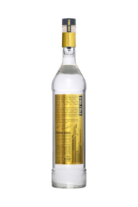 Review: Stolichnaya Stoli Gold Edition Vodka - Drinkhacker Premium Vodka, Small Step, Street Food, Step Up, Vodka Bottle, Vodka, Pure Products, Gold