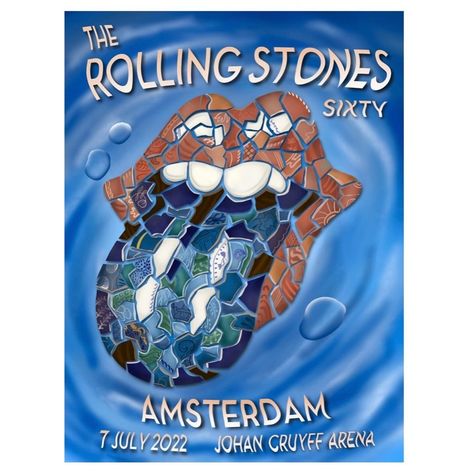 The Rolling Stones on Instagram: “Let’s spend the night together Amsterdam!! 💥 #therollingstones #stonessixty #amsterdam” Stone Artwork, Living In Amsterdam, Europe Tour, Bob Seger, Usain Bolt, Zz Top, Europe Tours, Willie Nelson, Tour Posters