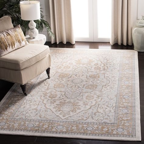 Bed Bath & Beyond | The Best Deals Online: Furniture, Bedding, Rugs, Kitchen Essentials & More Bedroom Accent Rug, Cream Area Rug, White Living Room, Living Room Area Rugs, Rectangular Rugs, Cream Beige, Nebraska Furniture Mart, White Area Rug, Beige Rug