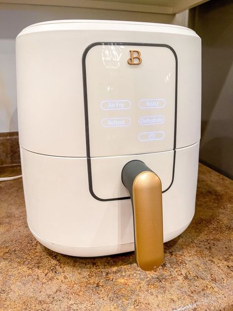 White Air Fryer. Air Fryer Pros And Cons. Can this kitchen appliance save you time, money, and hassle? Read more to find out! Shaw Avenue | How-to | Product Reviews | Easy Recipes | Lifestyle & Home Decor | Cleaning Tips & Tricks Drew Barrymore Air Fryer, Beautiful Air Fryer, Cleaning Tips Tricks, Air Fryer Review, Convection Cooking, Bbq Chicken Recipes, Countertop Appliances, Best Air Fryers, Popular Kitchens