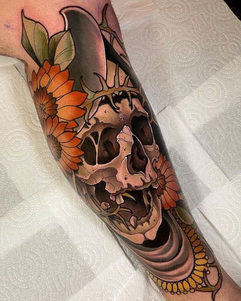 Anatomy Tattoo, Tattoo Catalog, Neo Tattoo, Tatuaje A Color, Skull Tattoo Design, Tattoo Illustration, Dark Tattoo, Neo Traditional, Skull Tattoos