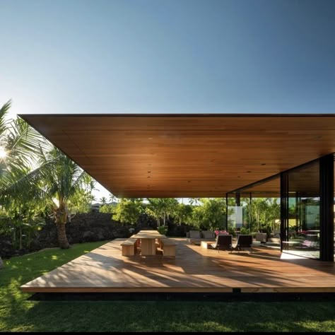 Hawaii Architecture, Lava Field, Olson Kundig, Phoenix Homes, American Houses, Hawaii Homes, Floating House, Los Angeles Homes, Outdoor Ideas