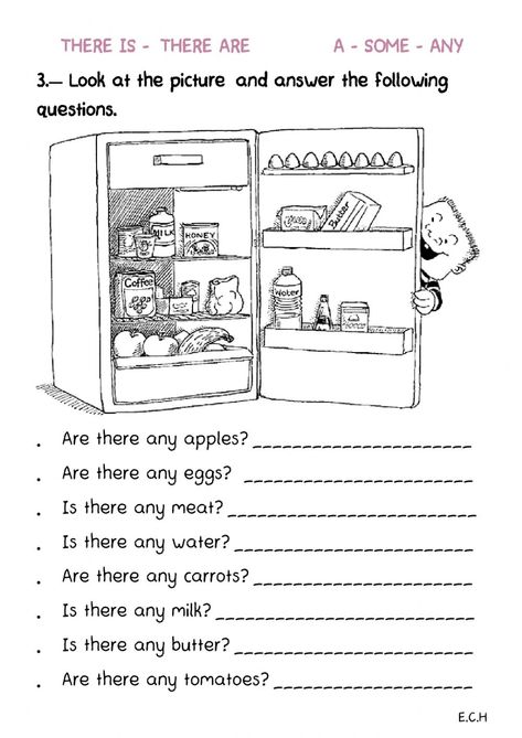 Actividad de There is . There are Is There Are There Worksheet, There Is And There Are Worksheets, There Is There Are, There Is There Are Worksheet, English Conversation Worksheets, Food Worksheet, Alphabet Activities Kindergarten, Teacher Motivation, English Grammar For Kids