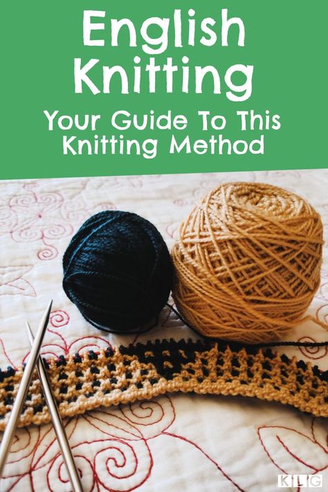 #Englishknitting is extremely popular. Many people learn to knit in the English style. If you’re thinking about learning to knit, trying English knitting as your first #knittingstyle is a great idea. Read about the technique. #knitters Learning To Knit, English Knitting, Learn To Knit, Colorwork Knitting, Purl Stitch, English Style, Pull Through, Knit Stitch, Knitting Tutorial