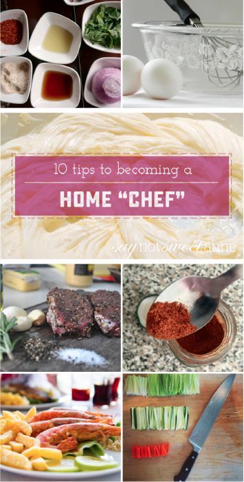 10 Ways to Cook like a Home "Chef" . These 10 tips are a great jumping off point for beginners, as well as a great reminder for "seasoned" cooks! | syanotsweetanne.com Difficult Recipes, Salt Block Cooking, Becoming A Chef, Baking Secrets, Amazing Meals, From Farm To Table, Wok Cooking, Cuban Cuisine, Cooking 101