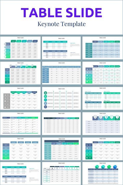 Power Point Tables Design, Creative Table Design Layout, Powerpoint Table Design Ideas, Data Slide Design, Indesign Table Design, Tabulation Design, Slide Table Design, Information Table Design, Spreadsheet Design Ideas