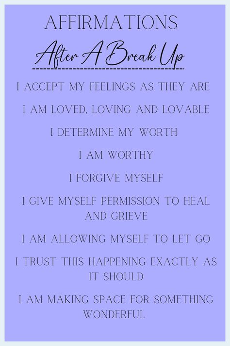 Help heal your heart and become a better you with these affirmations. Healing Affirmations Recovery, Healing Mantras, Becoming A Better You, Healing Affirmations, After Break Up, Making Space, Insta Posts, Self Confidence, Self Esteem