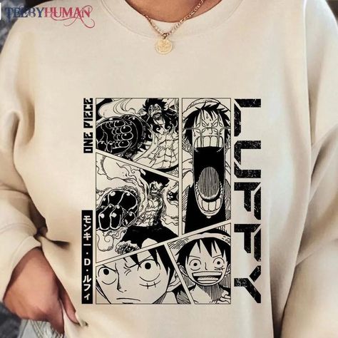 One Piece Clothes Anime, One Piece T Shirt Design, Anime T Shirt Design Ideas, Luffy T Shirt, One Piece Anime Shirt, One Piece Luffy Anime, One Piece Merch, One Piece Tshirt, Anime One Piece Luffy