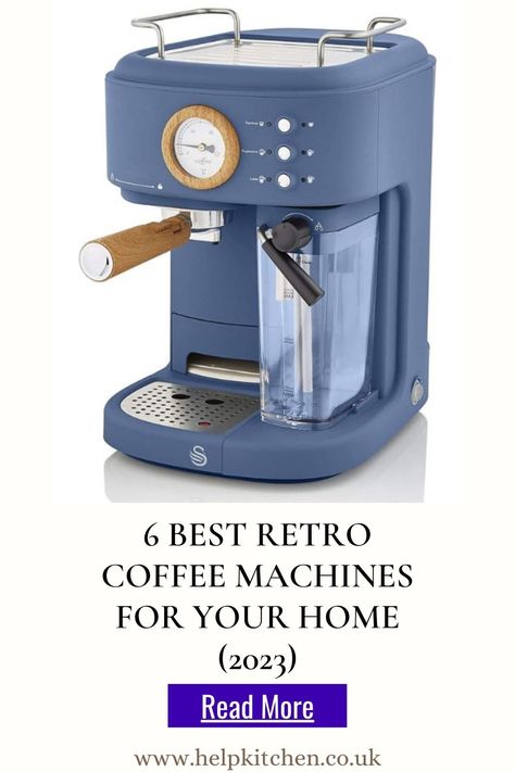 This is the Swan Nordic one touch retro coffee machine. Retro Espresso Machine, Retro Coffee Maker, Retro Coffee Machine, Concept Drawing, Best Coffee Grinder, Vintage Technology, Cappuccino Maker, Home 2023, Keurig Coffee