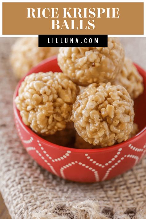 These peanut butter rice krispie balls are chewy and sweet. They are easy to make and only require a handful of ingredients. #ricekrispieballs #ricekrispie #eastdessert #peanutbutterricekrispies Peanut Butter Rice Crispy Balls, Rice Crispy Balls, Rice Krispie Balls Recipe, Peanut Butter Rice Krispie Balls, Easy Meals For 2, Holiday Appetizer Ideas, Rice Krispie Balls, Peanut Butter Rice Crispy, Christmas Candy Ideas