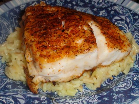 Pan-Fried Striped Bass | Tabasco & Thyme Striped Bass Recipe, Striper Fish, Rockfish Recipes, Bass Recipe, Sea Bass Recipes, Fish Recipes Baked, Fish Dinner Recipes, Striped Bass, Fish Dinner