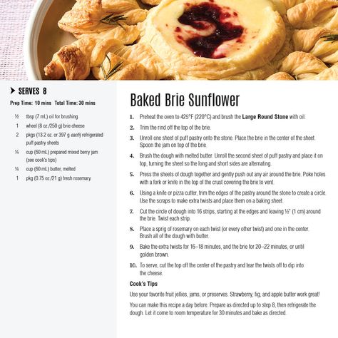 Pampered Chef Brie Recipe, Mixed Berry Jam, Brie Puff Pastry, Brie Recipes, Pampered Chef Recipes, Berry Jam, Puff Pastry Sheets, Brie Cheese, Baked Brie