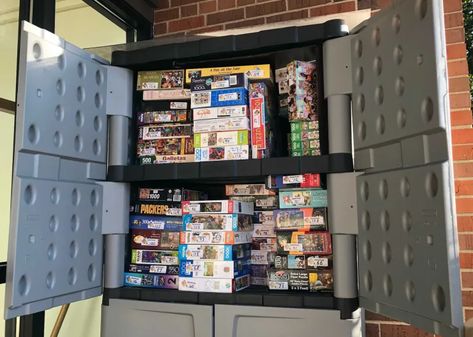 Eden Prairie Puzzle Library is first of its kind Puzzle Library, Farmington Maine, Scout Projects, Lending Library, Free Puzzles, Online Puzzles, Letter To The Editor, Eagle Scout, Lutheran Church