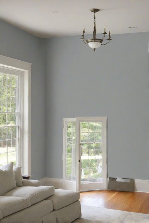 wall paint colors, living room decor, kitchen interior design, interior decorating, bedroom design, paint primer, color matching Boothbay Gray, Living Room 2024, Light Oak Floors, A Daily Routine, Living Room Renovation, Room Wall Painting, Gray Interior, World Of Interiors, A Living Room