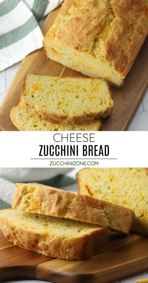 Cheese zucchini bread is a simple, no-knead quick bread recipe made with shredded zucchini and plenty of cheddar cheese. It makes the perfect snack or side dish for cheese lovers! Cheese Zucchini Bread, Summer Baking Recipes, Cheese Zucchini, Zucchini Side Dishes, Zone Recipes, Welsh Recipes, Autumn Salad Recipes, Winter Salad Recipes, Quick Bread Recipe