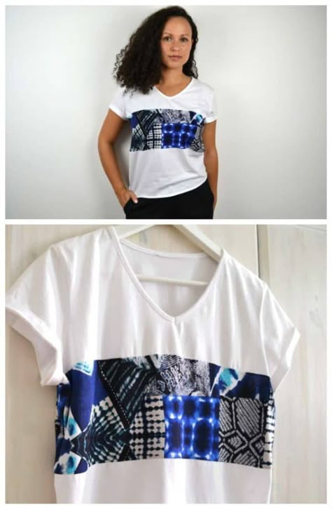 In this quick and easy DIY video tutorial you will learn how to upcycle a boring t-shirt into a modern crop top or minidress. I was inspired by a pinterest post but didn’t find any tutorial as the original post was a sold out shirt from an online shop. So I made a step by step how to for all of y... #Diy, #Fashion, #Refashion, #Sewing, #TShirt, #Upcycled #Clothing, #Do-It-YourselfIdeas Diy Clothes Refashion Upcycling, Diy Clothes Easy, Diy Clothes Refashion Videos, Diy Clothes Hangers, Umgestaltete Shirts, Sewing Tshirt, Diy Clothes For Women, Clothes Upcycle, Diy Summer Clothes