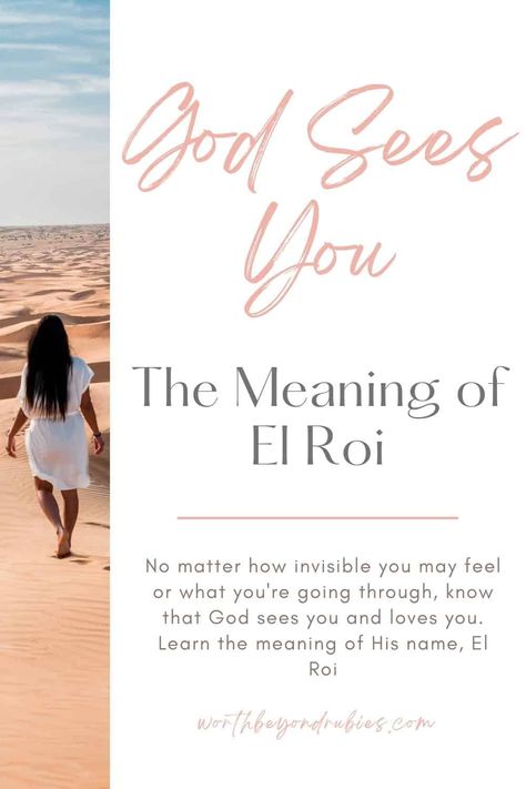 Who Is God To You, El Roi The God Who Sees Me, God Sees Me, God Who Sees Me, The God Who Sees, God Who Sees, Worship Quotes, Biblical Wisdom, Love And Acceptance