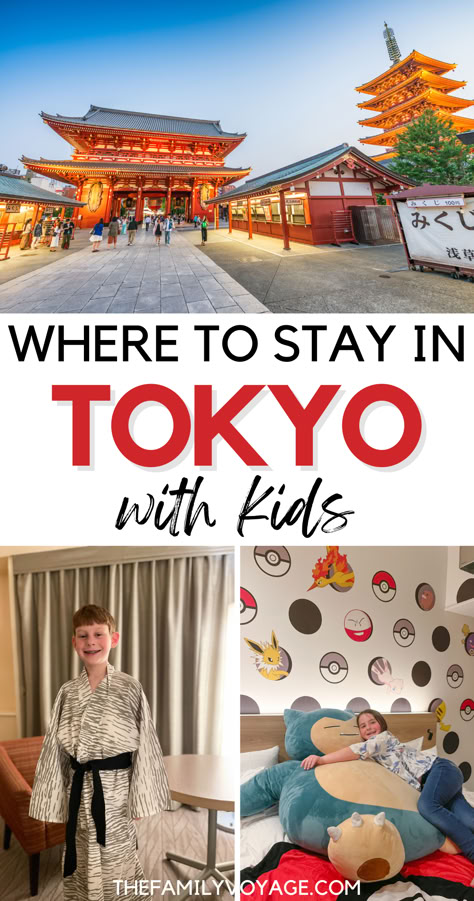 Are you trying to decide where to stay in Tokyo with kids? I'm sharing my insights on the best hotels in Tokyo for families including family-friendly amenities and locations. Don't mess this valuable info on Tokyo places to stay! | Japan family trip | Japan family vacation | where to stay in Tokyo Japan with kids | best hotels in Tokyo Japan for families | Japan travel planning | Japan trip planning Tokyo Family Trip, Japan Itinerary With Kids, Japan Family Vacation, Family Trip To Japan, Tokyo Places, Korea Vacation, Hotels In Tokyo Japan, Japan For Kids, Hotels In Tokyo