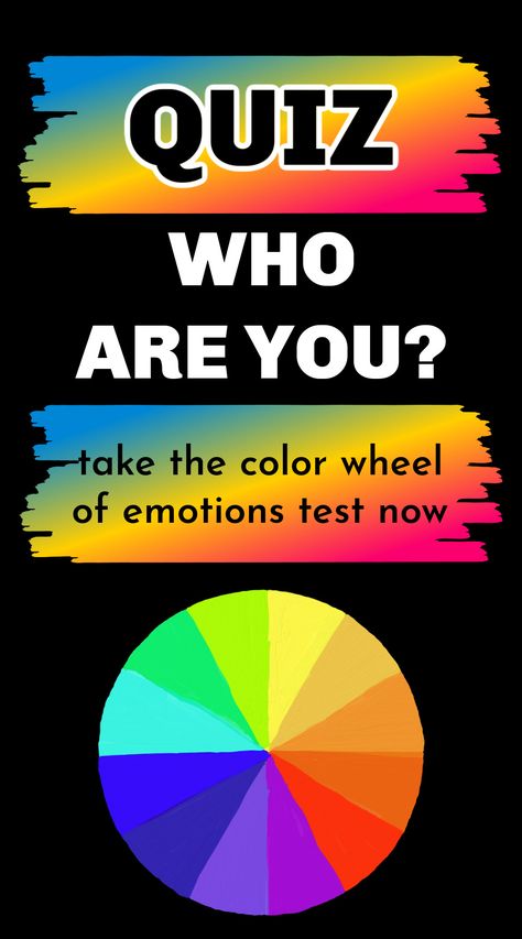 Wow!! This color wheel online quiz is off the charts accurate and beautiful. Who are you? Find out now with this great psychology test. The results may shock you! #whoareyou #personalityquizzes #psychologytest #testsandquizzes #quizzesforwomen #quizzesforteens #buzzfeedquizzes #playbuzzquizzes #quizzesaboutyourself #triviaquizzes Eye Test Quiz, Quizzes For Teenagers, Who Are You Quizzes, Psychology Test, Funny Psychology, Wheel Of Emotions, Personality Test Psychology, Buzzfeed Funny, Quizzes Funny