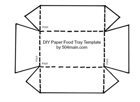 DIY Paper Food Tray Template Paper Food Tray Template, Paper Tray Diy, Diy Paper Tray, Diy Food Tray, Paper Food Tray, Food Tray Diy, Wedding Souvenirs Diy, Diy Serving Tray, Diy Food Gifts