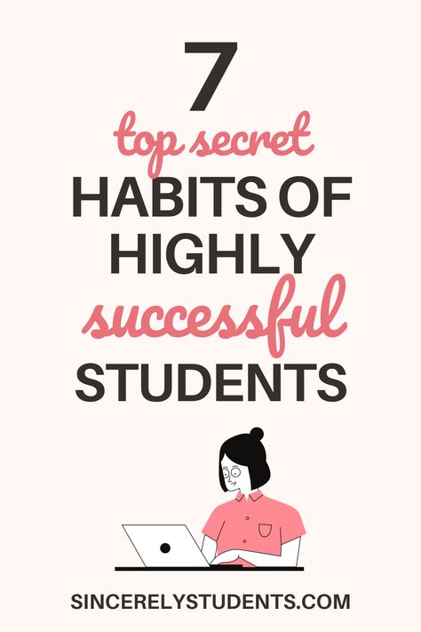 How To Be Successful In School, 5 Tips For Success, Healthy Habits For College Students, Successful Student Habits, Habits For Students, Powerful Habits, Successful Student, Becoming Successful, Plum Lipstick