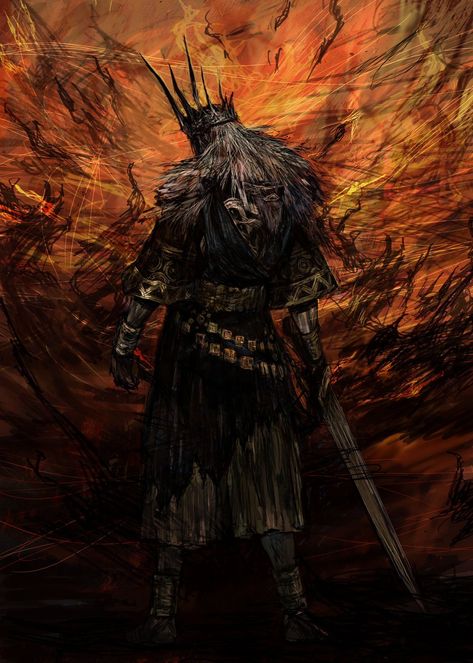 Lord Of Cinder, Soul Saga, Dark Souls Wallpaper, Praise The Sun, Demon Souls, Dark Souls 3, Dark Souls Art, Arte Cyberpunk, Dark Soul