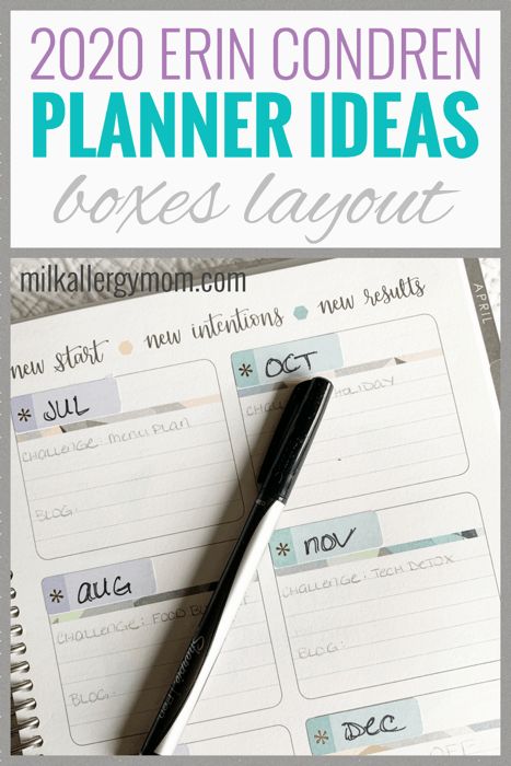 Erin Condren Planner Ideas, Life Planner Ideas, Planner Hacks, Milk Allergy Mom, Planner Monthly Layout, Mom Products, Personal Planners, Milk Allergy, Journal Bible