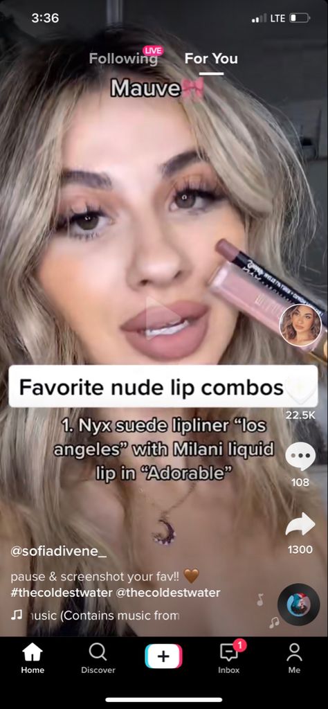 Best Nyx Lip Combos Fair Skin, Drugstore Lip Combos For Light Skin, Nude Lip Combos For Light Skin, Mauve Lip Combo, Lip Combos Drugstore, Lip Ideas, Wedding Lips, Drugstore Lips, Lip Combos