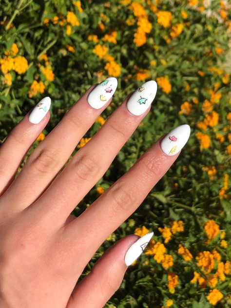 Heartstopper Press on Nails | Multiple Lengths and Shapes | Heartstopper Nail Art, Heart Stopper Nails, Heartstopper Nails Ideas, Heartstopper Nails, Heartstopper Merch, Cars Nails, Comic Nails, Heartstopper Leaves, Best Press On Nails