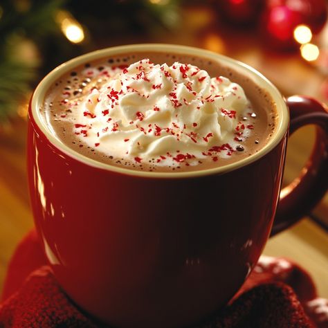 Indulge in the seasonal warmth of our Hot Peppermint Mocha! ☕️🍫 A perfect blend of coffee and festive flavors!" Hot Peppermint Mocha Ingredients: Freshly brewed coffee (1 cup) Milk (½ cup) Cocoa powder (1 tbsp) Sugar (1 tbsp) Peppermint extract (¼ tsp) Whipped cream (for topping) Crushed peppermint candies (for garnish) Instructions: In a small saucepan, heat milk, cocoa powder, sugar, and peppermint extract until warm. Whisk until smooth and frothy. Pour brewed coffee into a mug, then ad... Peppermint Coffee, Crushed Peppermint, Peppermint Candies, Peppermint Extract, Instagram Recipes, Powder Sugar, Christmas Collage, Peppermint Mocha, Brewed Coffee