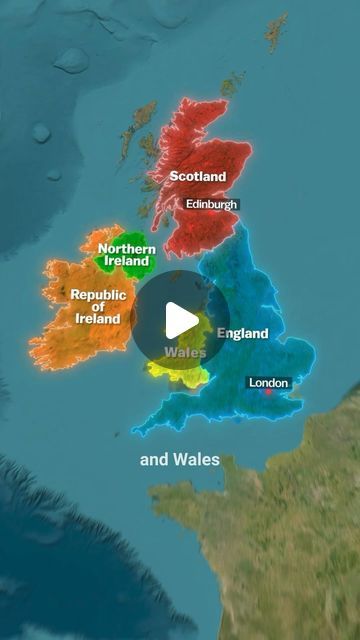 GeoGlobeTales on Instagram: "The Difference between Great Britain 🇬🇧 the UK and England📍

#greatbritain #unitedkingdom #england #ireland #britishisles #scotland #wales #uk #island #border #learn #map #maps #geography #history" Trivia Time, England Map, Geography Lessons, Wales Uk, Republic Of Ireland, School Resources, Beautiful Places In The World, British Isles, Continuing Education