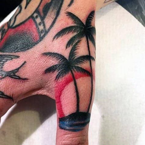 Top 75 Finger Tattoo Ideas – [2021 Inspiration Guide] Tree Hand Tattoo, Palm Tree Tattoo Men, Tattoo Men Hand, Best Finger Tattoos, Small Palm Tree Tattoo, Finger Tattoos For Men, Hand Tattoo Men, Smallish Tattoos, Soon Tattoo