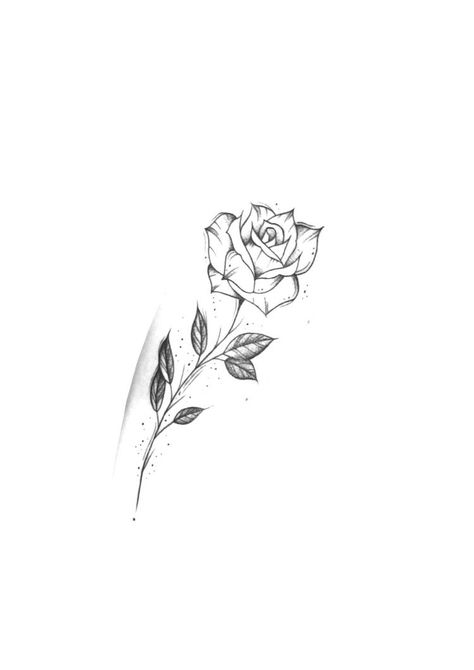 Open Rose Tattoo, K Tattoos, Rose Arm Tattoo, Rose Tattoo Stencil, Tattoo Mom, Single Rose Tattoos, Simple Rose Tattoo, Rose Tattoo On Arm, Rose Drawing Tattoo