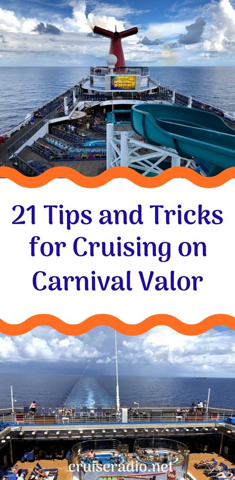 21 Tips and Tricks Carnival Valor #carnival #funship #cruise #vacation Carnival Valor Cruise, Carnival Cruise Tips, Carnival Valor, Cruising Tips, Cruise Secrets, Carnival Magic, Carnival Cruise Ships, Cruise Pictures, Cruise Essentials