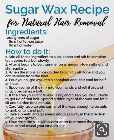 Super Smooth Legs, Homemade Hair Removal, Homemade Sugar Wax, Natural Hair Removal Remedies, Wax Recipe, Sugar Wax Recipe, Best Hair Removal, Leg Hair Removal, Hair Removal Spray