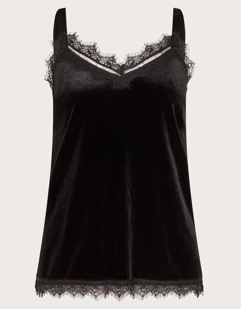 Tops | Women's Blouses & Shirts | Monsoon UK Velvet Cami Top, Short Summer Skirts, Holiday Outfits Women, Velvet Cami, Prom Dress Shoes, Girls Summer Tops, Occasion Wear Dresses, Prom Girl Dresses, Black Cami Top