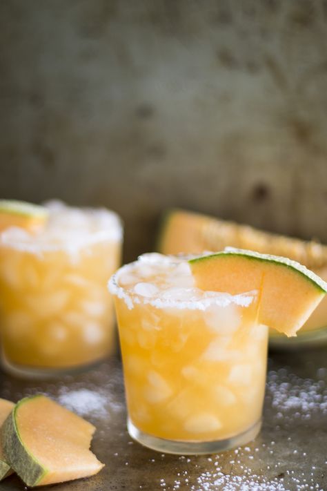 Cantaloupe Cocktail, Cantaloupe Recipes, Easy Bbq Recipes, Dessert Photography, My Diary, Delicious Drink Recipes, Salty Dog, Gnocchi Recipes, Summer Cocktails