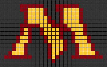 Magic The Gathering Pixel Art, Magic The Gathering Perler Bead Patterns, Mtg Crochet, Magic Gathering, Alpha Bracelets, Geeky Cross Stitch Patterns, Pixel Quilting, Pattern Game, Dice Bags