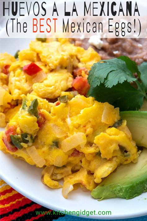 Side Dishes Mexican, Mexican Scrambled Eggs, Appetizers Mexican, Desserts Mexican, Milanesa Recipe, Mexican Eggs, Mexican Main Dishes, Non Processed Foods, Mexican Side