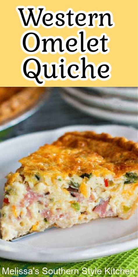 Quiche Recipes Breakfast, Western Omelet Quiche, Breakfast Quiche Recipes Easy, Muffins Breakfast, Breakfast Quiche Recipes, Quiche Recipes Easy, Breakfast Quiche, Breakfast Healthy, Recipes Breakfast