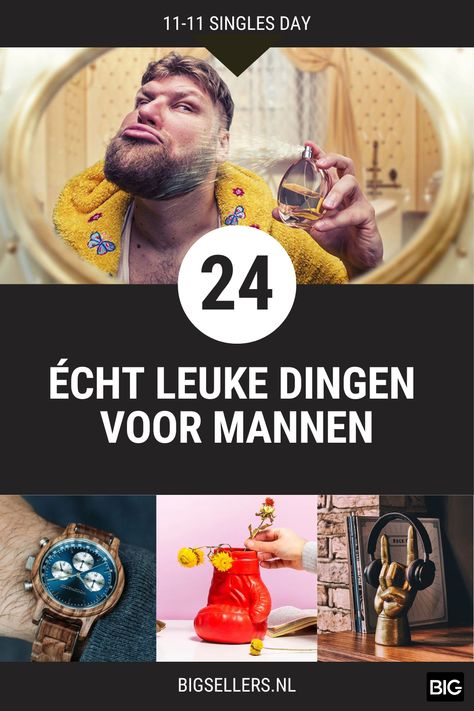 11-11 singles day 24 echt leuke dingen voor mannen Single Man, Singles Day, Life Hacks, Gadgets, Gift Ideas, Gifts