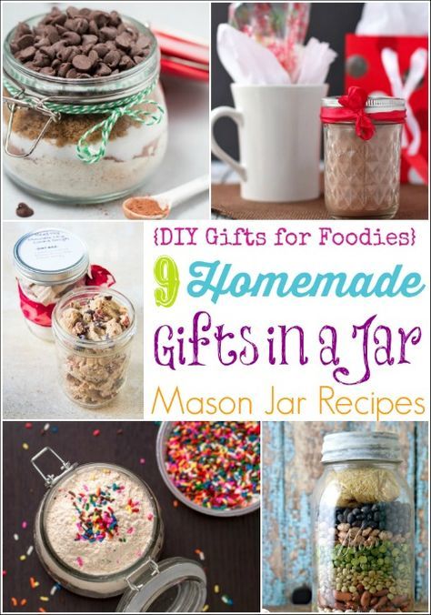 Mason Jar Recipes are the perfect fun, easy gift! Everyone loves homemade gifts in a jar! Layered soup mixes, hot chocolate, cookie and cake mixes ... and more! ~ from Two Healthy Kitchens at www.TwoHealthyKitchens.com Homemade Gifts In A Jar, Mason Jar Recipes, Hot Chocolate Cookie, Mason Jar Mixes, Jar Mixes, Gifts In A Jar, Gifts For Foodies, Homemade Seasoning, Jar Recipes